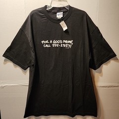 NWT ’01 Vintage Discovery Channel Store ‘For A Good Prime’ Math Joke T-Shirt XL