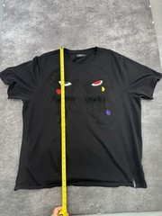Roku Studio Dripping Eyes Tear Drop Black T- Shirt Streetwear Size 3XL