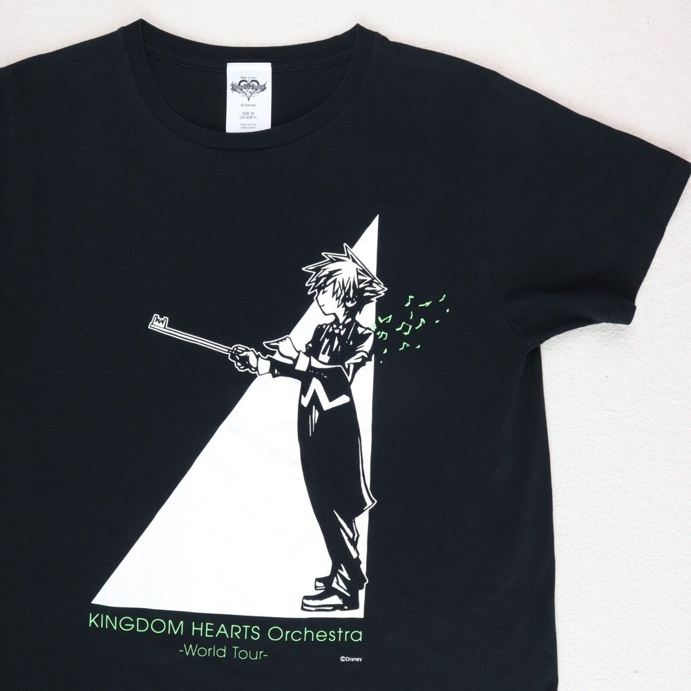 Disney Orchestra World Tour T Shirt Adult Size M US S Music Kingdom Hearts Small