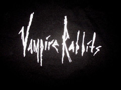 VAMPIRE RABBITS T SHIRT Do You Want To Live Forever Long Sleeve LARGE