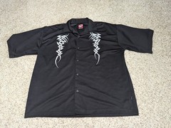 Lot Of 6 Shirts Dragon Flames Black Mixed Brands Sizes