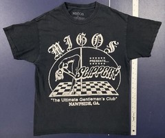 Migos Band Hip Hop Rap Music Gentleman’s Club Graphic Black T Shirt. Medium used