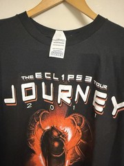 Journey Eclipse Tour 2011 Foreigner Night Ranger Black Graphic Tee L Cotton