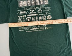 Rás na hÉireann USA 5K event green t-shirt 2007 Adult Size Large Somerville, MA