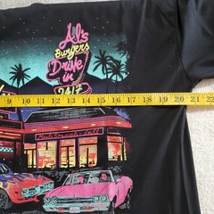 John Galt T Shirt Als Burgers Dine In Retro Medium M