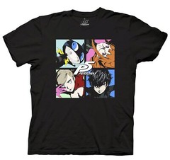 Persona 5 Character Four Up Officially Licensed Adult T-Shirt