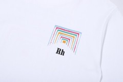 RHUDE NEW Men Women High Quality Leisure Cotton Short Sleeve T-Shirt Polo M-2XL