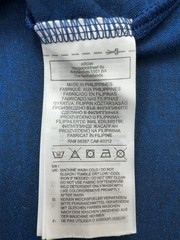 Adidas T-Shirt Mens L Blue Climalite Freelift Short Sleeve Crew Neck