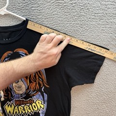 Ultimate Warrior Shirt Adult Large Black WWE WWF Wrestling 80s 90s Pop Culture