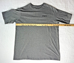 Patagonia Mens Responsibili-tee Tshirt Sze L Grey Regular Fit Blended Fabric EUC