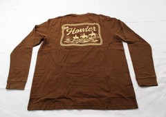 Howler Bros Men’s Howler Posse Longsleeve Cotton T-Shirt EH6 Mahogany Small NWT