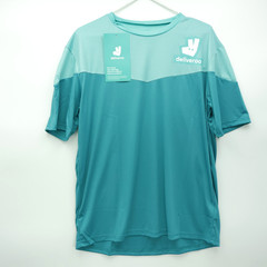 Deliveroo 3 Short Sleeve Base Layer Turquoise Size XL – Quick Drying Lightweight