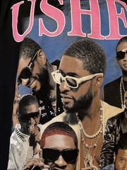 Usher Past Present Future Tour Black Shirt Size 2XL Unisex Adult