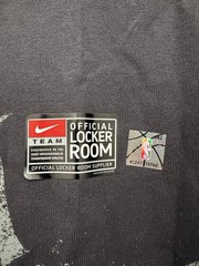 Size L New York Knicks Nike NBA Champions Crystal Rhinestone T Loose Fit Black