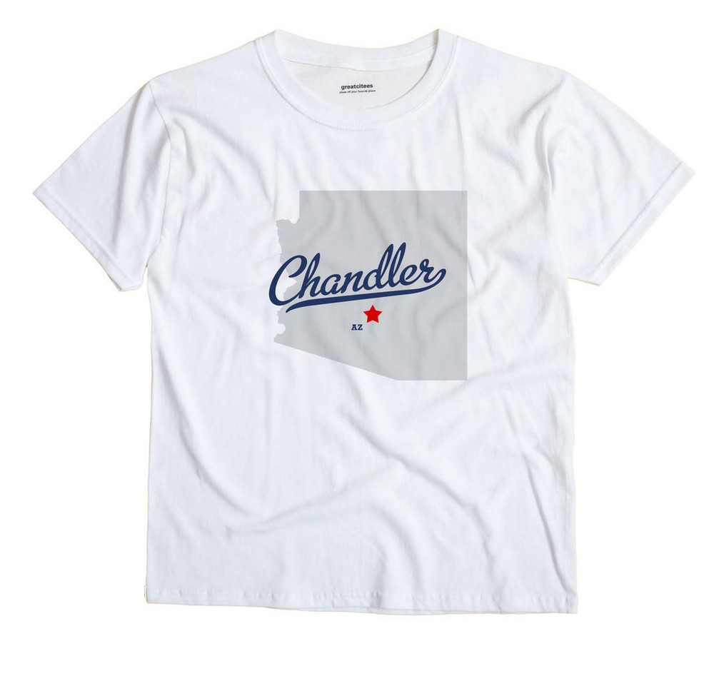 Chandler Arizona AZ Ariz T-Shirt MAP