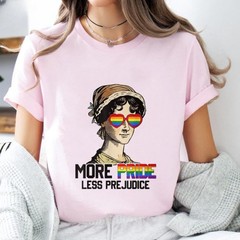 More Pride Less Prejudice Tee, LGBTQ+ Gay Proud Ally Tee, Pride Month T-shirt