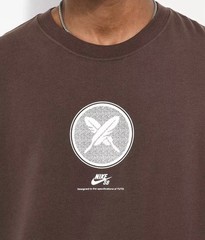 Nike Men’s Sz L Yuto Horigome x SB Max90 Baroque Brown Tee FN0669-237
