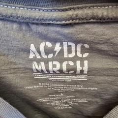 AC/DC T-Shirt Angus Young Grey Multiple Sizes Official AC DC Merch T Shirt NEW
