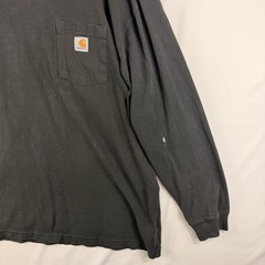 Carhartt Shirt Men’s XL Gray Original Fit 100% Cotton Long Sleeve Pocket K126