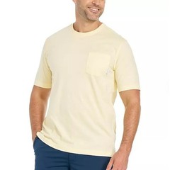 GREG NORMAN MEN’S COTTON T-SHIRT WITH CHEST POCKET MULTIPLE COLOR & SIZE NEW