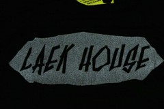 Laek House Cycling T-Shirt Combed Cotton 2010 NEW Black Reflective Logo S/M/XL