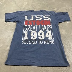 Vintage US Navy USS Estocin Ship Great Lakes 1994 Men’s M Military 90s