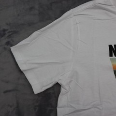Levi Strauss Shirt Mens L White Short Sleeve Crew Neck Graphic Print Cotton Knit