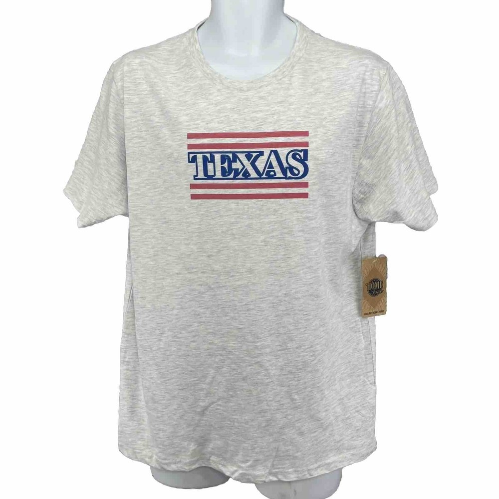 NEW! Texas Pride T Shirt /Men’s (M) Gray HOME FREE Cotton Blend NWT