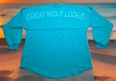Great Wolf Lodge Spirit Jersey Long Sleeve Shirt Sm Water Park NEW California