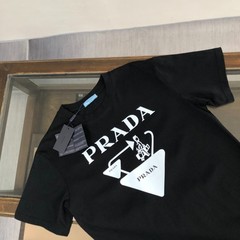 Prada Traveler Element Triangle T-shirt-black