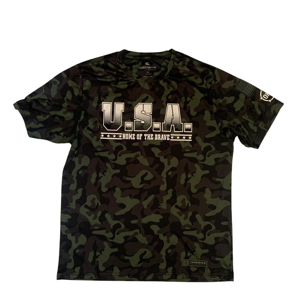 Colosseum OHT Men’s Size XL USA Home Of The Brave Short Sleeve T-Shirt