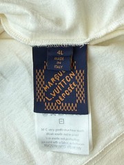 Louis Vuitton White & Blue Le Monde Est A Vous T-Shirt