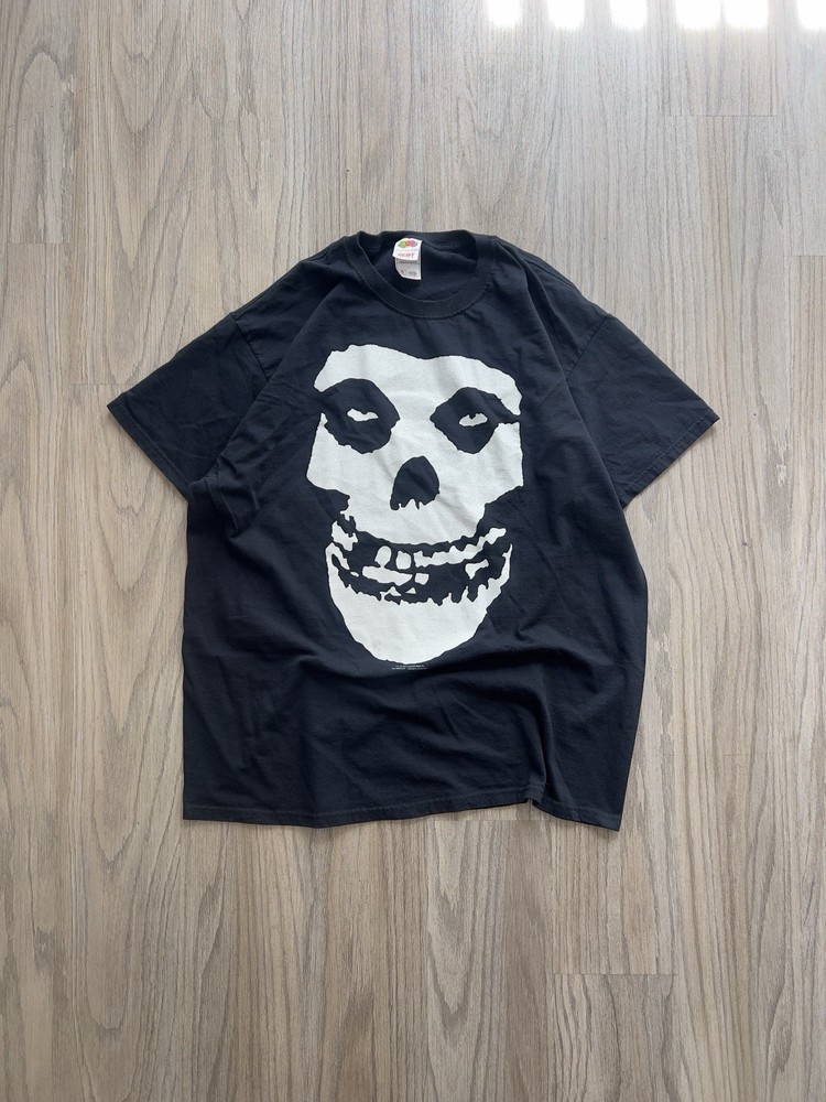 Y2K Misfits Shirt Mens Black 2007 Tour Concert Tee Punk Rock Band XL USA Made