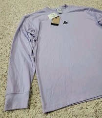 Nike ACG Lungs Long Sleeve T-Shirt Light Purple DR7753-515 Men’s Size Medium