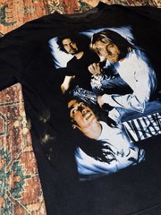 90s Euro Nirvana MTV Unplugged Live Set List T-Shirt Size L