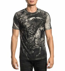 Xtreme Couture Affliction Men’s T-Shirt DARK HORSE Skull Tattoo Biker S-5XL