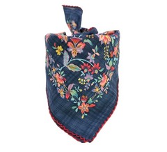 Soft Cotton Viscose Bamboo Floral Bandanas Hair Wrap Headband Scarf 21×21