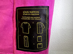 Louis Vuitton T-shirt Inside Out T-Shirt pink Authentic