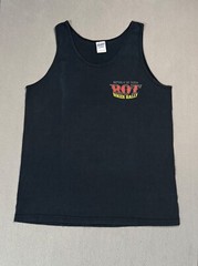 Austin Texas 2012 3D Biker Rally Motorcycle Tank Top Sleeveless Skull T Shirt -M