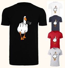 Unisex T-shirt – Duck You TEXT – Original Funny Novelty Summer Couple Student