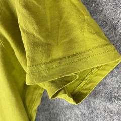 Volcom T-Shirt Large Modern Fit Men’s Short Sleeve Lime Green 100% Cotton