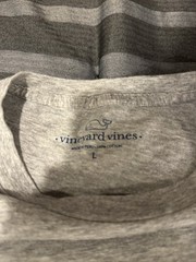 Vineyard Vines Pocket Tshirt Men Graphic Popsicle Beach Casual Large Gray