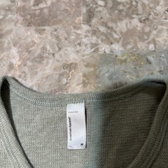 American Apparel Henley Mens Medium Sage Dexter Morgan Long Sleeve Kill Costume