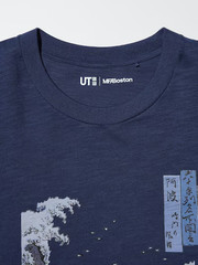 UNIQLO UT Graphic T-shirt Ukiyo-e Blue S-4XL Unisex 485073 from Japan NWT