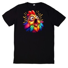 Funny Chicken Face T Shirt
