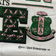 VTG 1994 AKA Alpha Kappa Alpha T Shirt L Phenomenal Woman Maya Angelou RARE