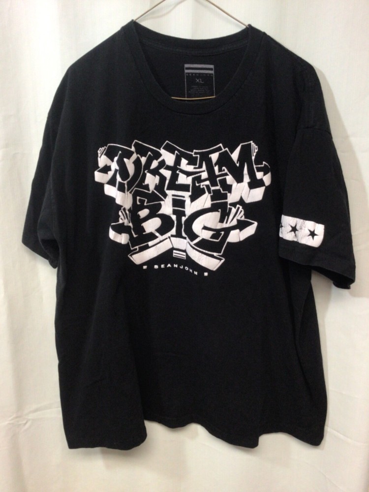 Dream Big Sean John XL Black T Shirt T7