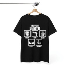 I Support LGBTQ Shirt, Funny Meme Unisex T-Shirt