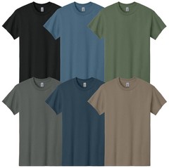 Gildan Heavy Cotton Men’s Crew T-Shirts Multipack (6 Pack)