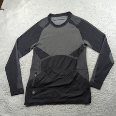 Glovii Shirt Mens L/XL Gray Heather Heated Shirt NO BATTERY Cold Weather Liner